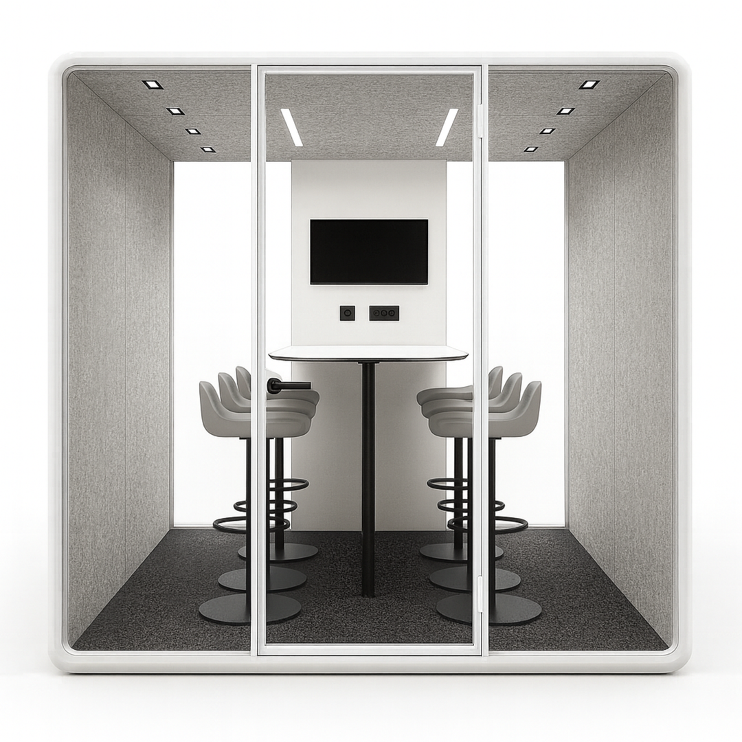 Display Panel Pod Evolve XL Office Pod - Conference | Rear Utility Panel (6 Person ...